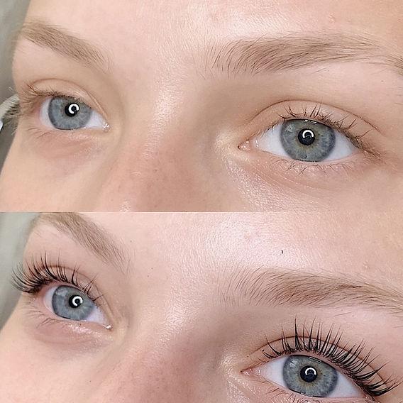 Lash lift in Heerlen voor en na
